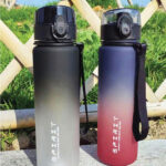 Zj05771 Frosted Water Bottle With Handle  Large Capacity Gradient Water Bottle - Image 3