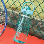 Zj05956 Large Capacity Water Bottle With Straw Leakproof Plastic Sports Bottles Fitness Drinking Bottle - Image 3