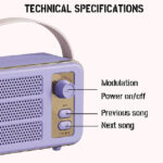 Creative Design Of Retro Wireless Bluetooth Speaker - Image 3