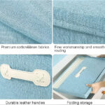 Plain Color Foldable Storage Box Organizer Small - Image 3