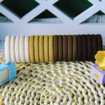 Twenty Milk Tea Color Cotton Hair Ties - Image 3