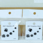 Long Black Shaped Earrings (Random) 89494 - Image 3