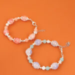 Gradient Ice Flower Crack Bead Bracelet - Image 3