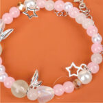 Bamboo Leaf Fivepointed Star Colored Bead Bracelet 4021000470 - Image 3