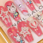 605 Cartoon Multidiamond Long False Nails 4031400082 - Image 3
