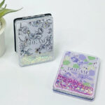 Dream Butterfly Square Glitter Portable Mirror
