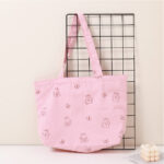 Cute Animals Printed Large Canvas Bag