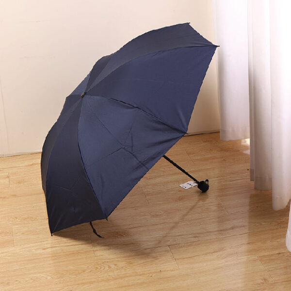 Solid Color All-Match Folding Umbrella