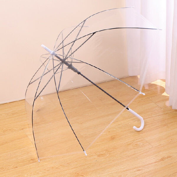21 Clear Plastic Umbrella (Clear)