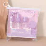 Purple Series Empty Travel Bottles Set 7Pcs