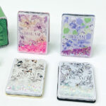 Dream Butterfly Square Glitter Portable Mirror - Image 2