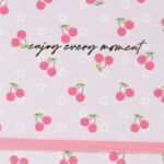 Cherry Hardshell Spiral Week Planner Notebook A5 184 Sheets (Pink) - Image 2