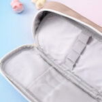 Capybara Applique Embroidered Three-Layer Pencil Case - Image 2