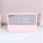 Simple Smart Digital Alarm Clock (Light Pink) - Image 2