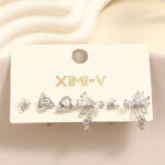 Silver-Plating Earrings 3Pairs/Set 44 - Image 2