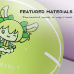 Green Magic Girl Rubber Ball - Image 2
