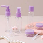 Purple Series Empty Travel Bottles Set 7Pcs - Image 2