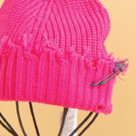 Stylish Small Pin Decoration Knitted Hat - Image 3