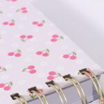 Cherry Hardshell Spiral Week Planner Notebook A5 184 Sheets (Pink) - Image 3