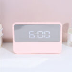 Simple Smart Digital Alarm Clock (Light Pink) - Image 3