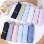 Solid Color Pocket Folding Umbrella - Image 3
