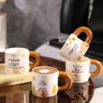320Ml/10.82Fl.Oz. Romantic Autumn Ceramic Cup - Image 3