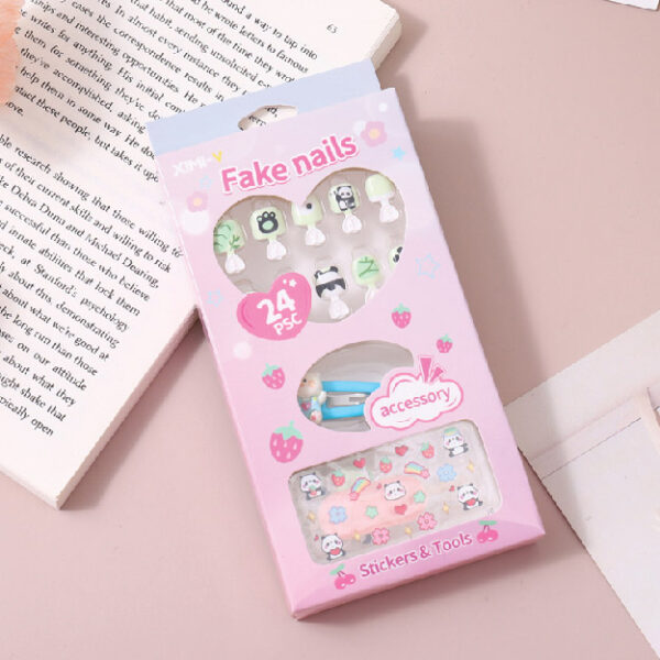 Cute Fun Diy 3-In-1 Fake Nails Set 9No