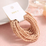 High Elastic Basic Hair Ties/8Pcs