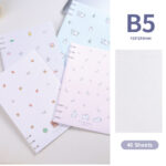Little Garden Series Three-Hole Loose-Leaf Lined Notebook 40 Sheets B5