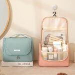 Rh2550 Hanging Toiletry Bag With Large Mesh Compartments And Built-In Hook Organizer