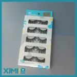4D Natural Cross False Eyelashes (Black) (5 Pairs)