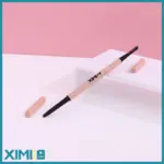 Octagonal 2-in1 Eyebrow Pencil and Eyelashes Brush – Dark Grey