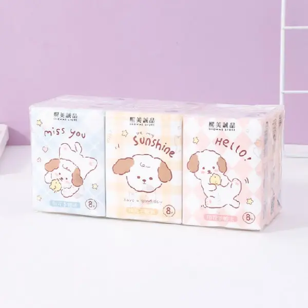 Beanie Puppy Printed Tissue (9 Packs)
