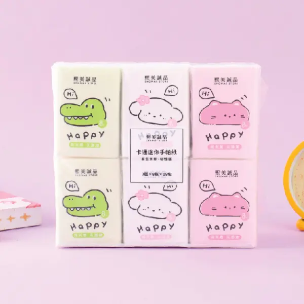 Cartoon Mini 18Packs Tissue