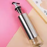 Color Box 1008 Steel Sleeve Glass Oil Pot (300 ML)