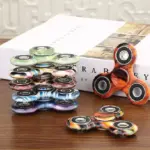 166-3 Dynamic Graffiti Finger Spinning Top Toy
