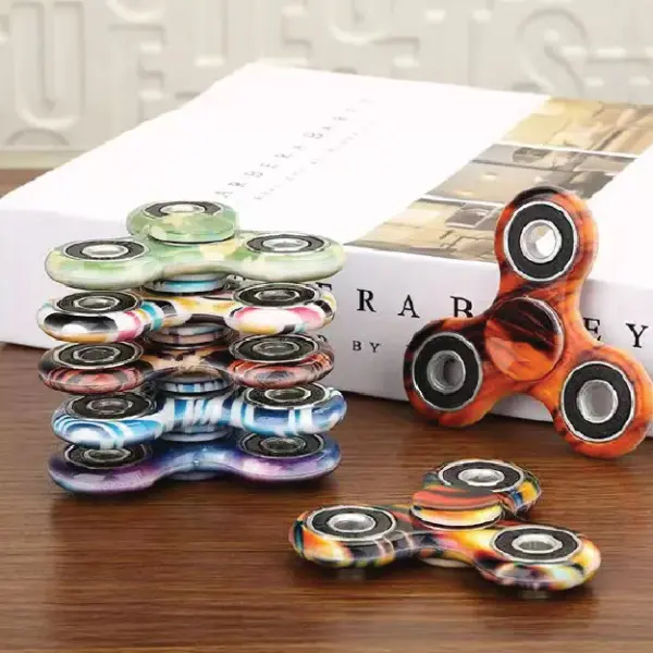 166-3 Dynamic Graffiti Finger Spinning Top Toy