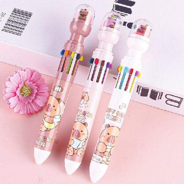 9106 Kappi Bala Ten-Color Hand Account Ballpoint Pen