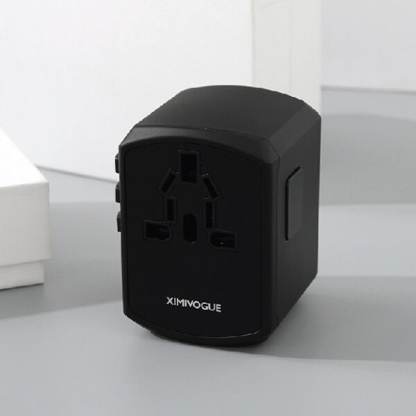Universal Charger Adapter for Worldwide Use - Black