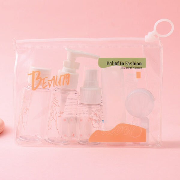 Pink Series Portable Sub-Bottling Bottles 9 Pcs