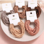 High Elastic Basic Hair Ties/8Pcs - Image 2