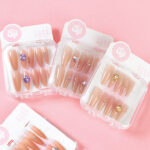 938 Colorful Diamond Long Fake Nails - Image 2