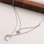 Elegant Delicate Double-Layer Necklaces #02 - Image 2