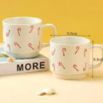 C1144 Color Glaze Ceramic Cup - Image 2