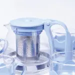 Classic Kettle & Cups Set 5 PCS (Blue) - Image 2