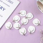 Super Value Simple Square Hooks 9Pcs (White) - Image 2