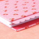 Cherry Mixed Pages Spiral Notebook 153x197Mm 100 Sheets (Pink) - Image 3