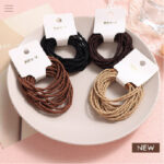 Thread Hair Ties/8Pcs - Image 3