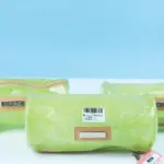 26H2001G Transparent Cylindrical Makeup Pack (Pink And Green) (YWU) - Image 3