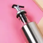 Color Box 1008 Steel Sleeve Glass Oil Pot (300 ML) - Image 3